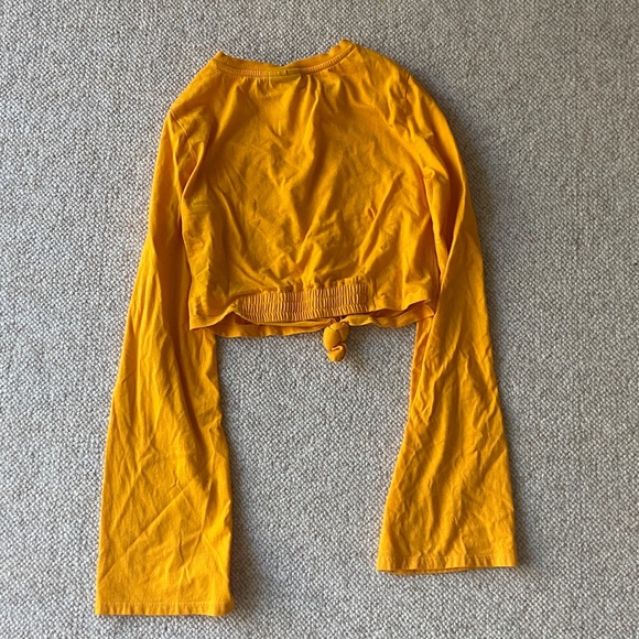 Yellow Long Sleeve Urban Outfitters Top - Picture 2 of 3